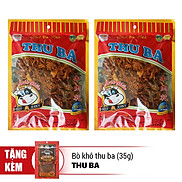 Combo 2 Gói Bò Khô Thu Ba xé sợi 200g đồ ăn vặt- Tặng 1 Gói Bò Khô Thu Ba