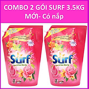 COMBO 02 Nước Giặt Surf Hồng túi 3.5L Mới có nắp vặn