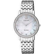 Đồng Hồ Nữ Citizen Đính Đá Swarovski Dây Thép Không Gỉ EX1480-82D