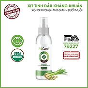 Xịt sát khuẩn Sả Chanh 24Care