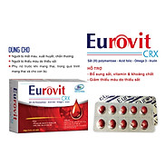 VIÊN BỔ MÁU EUROVIT BỔ SUNG SẮT III ACID FOLIC KHÔNG NÓNG