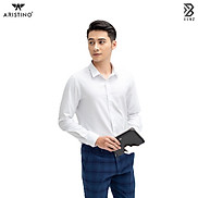 Áo sơ mi trắng dài tay ARISTINO với thành phần 100% Micro Polyester cho bề