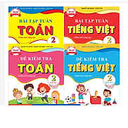 Sách - Combo Bài Tập Tuần và Đề Kiểm Tra Toán - Tiếng Việt Lớp 2