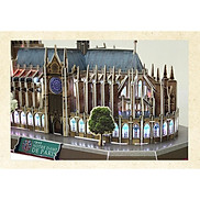 Mô hình giấy 3D - Led Nhà thờ Đức Bà - Notre Dame De Paris L173h