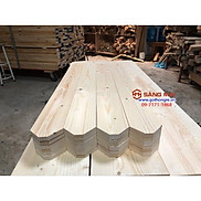 Thanh gỗ thông làm hàng rào mặt rộng 10cm x dày 1