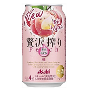 NƯỚC COCTAIL ĐÀO 350ML ASAHI ZEITAKU SHIBORI MOMO 350ML ALC.4% 24L T