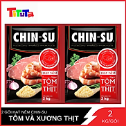 Combo 2 Gói Hạt Nêm Chin-Su Tôm và Xương Thịt Gói 2kg X2