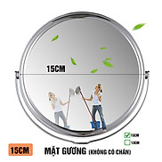 Gương trang điểm đèn LED Chân Xòe cảm ứng để bàn phóng đại 3 lần