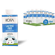 Sữa bò hữu cơ Lactose Free Koita Milk thùng 24 hộp x 200ml