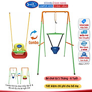 Combo Xích Đu Nhún Nhảy Tập Đi Cho Bé JUMPER KIDS JPKG101 Và Ghế Xích Đu