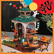 Mô hình giấy cửa hàng Halloween