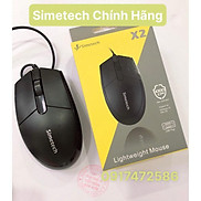 Chuột vi tính có dây Simetech X2, Hàng Chính Hãng bảo hành 12 tháng