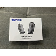 Micro TNVI V3 pro kèm 2 mic không dây cài áo siêu nhỏ gọn cho điện thoại