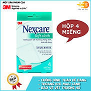 Hộp 4 miếng dán vết thương chống dính, tháo dễ dàng 6x8 cm Nexcare 3M 3M