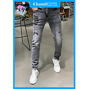 Quần Jean Nam cao cấp chất bò siêu co dãnThương Hiệu Chandi
