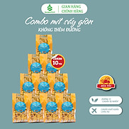 Combo 10 túi Mít sấy giòn KHÔNG THÊM ĐƯỜNG Nonglamfood túi 100g Ăn vặt