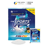 Bột Pha Nước Điện Giải Sport Drink Fine Japan Hương Chanh Dây 5 Gói