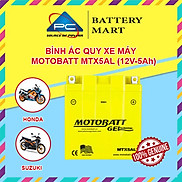 Ắc quy xe máy MOTOBATT MTX5AL 12V - 5AH, dùng cho xe Dream, Wave Alpha