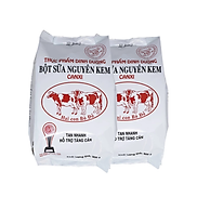 Combo 2 Túi Sữa Bột Nguyên Kem Hai Con Bò Đỏ 500g túi