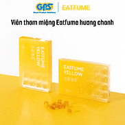 Kẹo thơm miệng hương chanh Eatfume Yellow chăm sóc hơi thở 24 viên vỉ