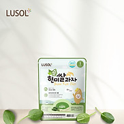 Bánh ăn dặm gạo lứt bổ sung lợi khuẩn Lusol cho bé từ 6 tháng tuổi