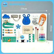 Busy board bảng bận rộn BUNNYBOO đồ chơi thông minh cho bé free gắn tên
