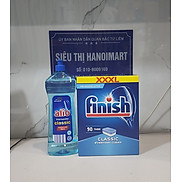 Combo Viên rửa bát Finish 100 tabs +1 Lit Nước làm bóng alio dùng cho máy