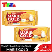 Combo 2 Bánh quy sữa Roma Marie Gold 240gX2