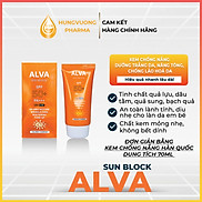 KEM CHỐNG NẮNG ALVA SUN BLOCK SPF50+ PA+++ HÀN QUỐC