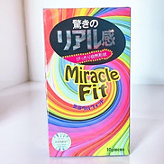 Bao cao su Sagami Miracle Fit Siêu mỏng, Ôm sát - Hộp 10 bao