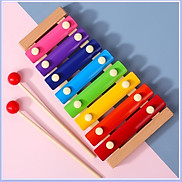 Combo đồ chơi 1 Sâu gỗ uốn dẻo 1 Đàn gỗ Xylophone 8 Quãng Cho Bé  Loại