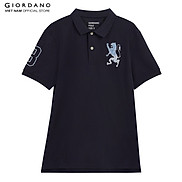 Áo Thun Có Cổ Nam Sư Tử 3D Lion Polo Giordano 01012222