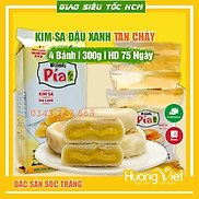 Bánh pía kim sa SIÊU TRỨNG đậu xanh trứng muối đặc biệt 300gr