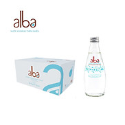 Thùng 20 chai Nước khoáng thiên nhiên ALBA Glass 300ml