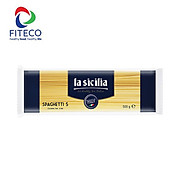 Mì sợi dài Spaghetti Pasta số 5 La Sicilia Ý -500g