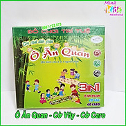 Đồ Chơi Ô Ăn Quan, Cờ Vây, Cờ Caro 3 In 1 Cho Bé Chơi Vui