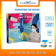 Khẩu trang kháng khuẩn Famapro 5D Mask Kháng khuẩn, virus