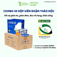 Combo 45 hộp viên ngậm ho thảo mộc Zalocol Hỗ trợ giảm đờm