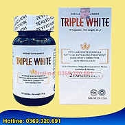 Viên Uống Triple White Glutathione Chống Nắng Trắng Da- Hộp 50 viên  Hàng