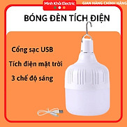 Bóng Đèn Tích Điện, bóng đèn led sạc tích điện siêu sáng đa năng 100W và