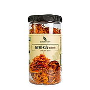 Khô Gà Bơ Tỏi GARDEN FARM hũ 300g thơm ngon đặc sắc, ăn vặt lành mạnh.