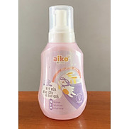 Bọt rửa bình sữa Aiko chai 500ml có hương táo trái cây dịu nhẹ