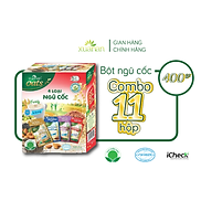 Combo 11 Hộp 4 Loại Ngũ Cốc Xuân An ít đường 400G 25g 16 gói