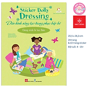 Sách Sticker Bóc Dán Quần Áo Búp Bê Cho Bé Gái - Sticker Dolly Dressing