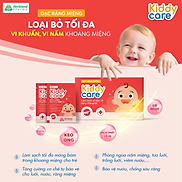 Gạc Rơ Lưỡi, Vệ Sinh Răng Miệng Cho Bé KIDDYCARE HERBLAND hộp 30 gói