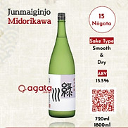 Rượu Sake Nhật Bản Junmai Ginjo MIDORIKAWA 720ml 15.5%