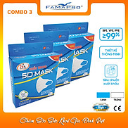 Khẩu trang kháng khuẩn Famapro 5D Mask Kháng khuẩn, virus