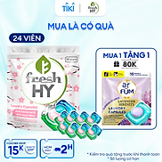 Túi Viên Giặt Xả Tiện Lợi 4 trong 1 Fresh Hy Hương Hoa Công Nghệ Nhật Bản