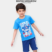 Đồ bộ cho bé trai size đại Bigfox mùa hè vải cotton thoáng mát kiểu dáng