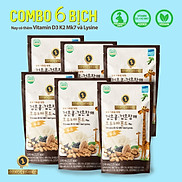 Combo 6 bịch Sữa Dinh Dưỡng Tăng Chiều Cao từ Óc chó Hạnh nhân Đậu đen